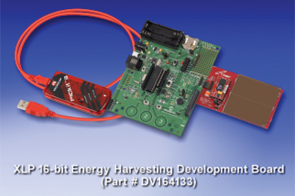 Microchip’s XLP Energy Harvesting development board Microchip’s XLP Energy Harvesting development board